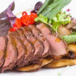 Желтое карри с утиной грудкой