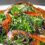 Салат с отварной говядиной