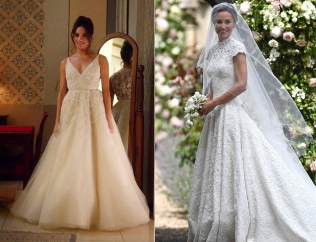 Большие надежды: Меган Маркл хочет свадебное платье, как у сестер Миддлтон, чтобы войти в историю