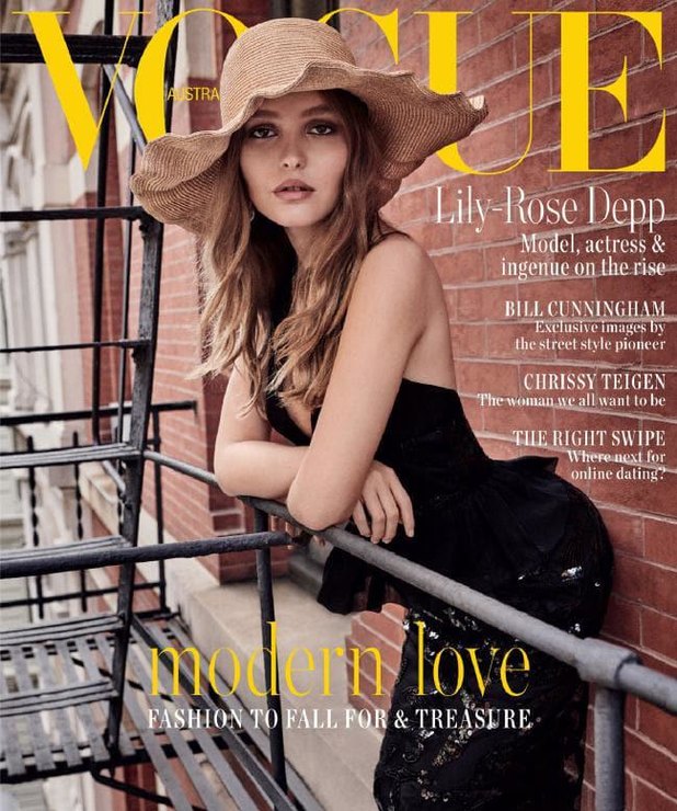 Лили-Роуз Депп модель для обложки журнала Vogue фото