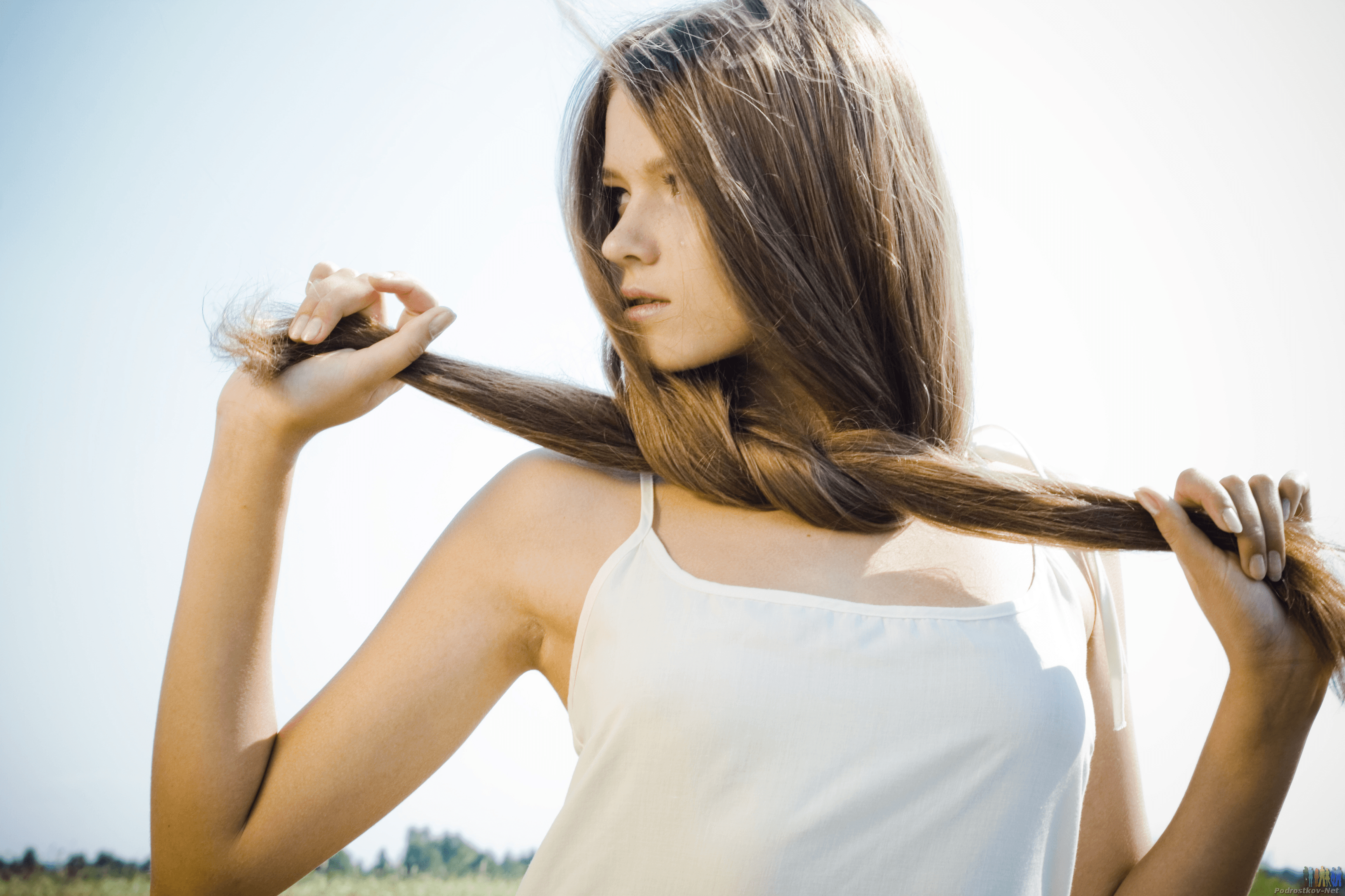 Признаки сильных волос