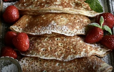 Заварные ржаные блины