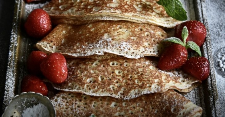 Заварные ржаные блины