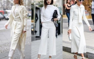 Белла в белом: супермодель показывает, как носить белоснежный total look этой осенью