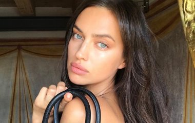 Ирина Шейк показала фигуру в нижнем белье