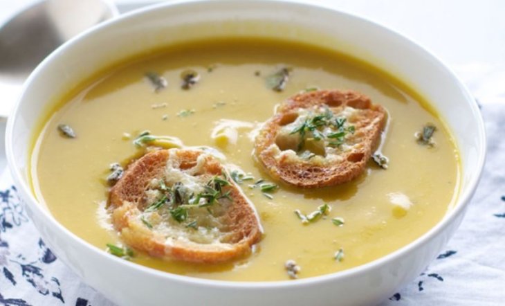 Гороховый суп-пюре постный