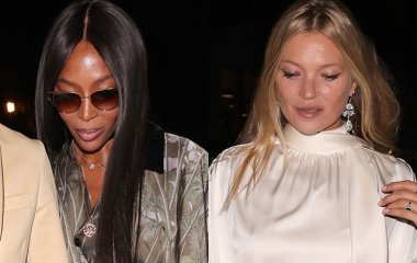 Кейт Мосс в мини и Наоми Кэмпбелл в макси блистали на вечеринке Vogue