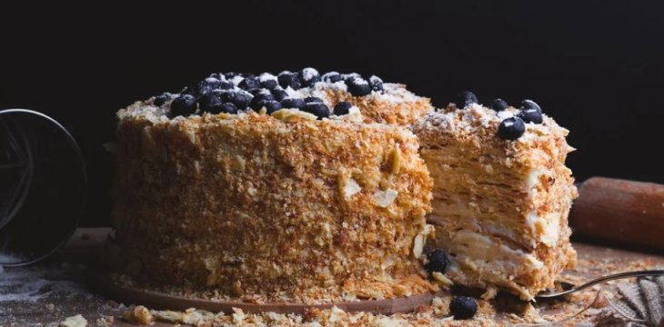 Рецепт быстрого наполеона без выпечки