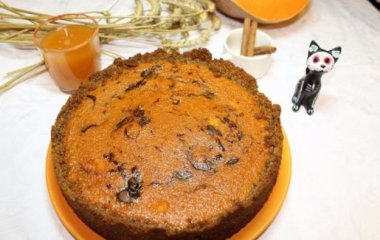 Тыквенный пирог с нутеллой