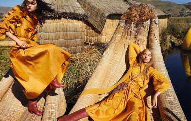 Модные платья и сарафаны в деревенском стиле в круизной коллекции Ulla Johnson весна-лето 2019, фото