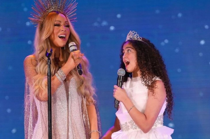 Мэрайя Кэри спела на сцене со своей 12-летней дочерью