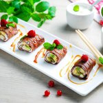 Блинные суши: рецепт простой закуски с рыбой и сыром