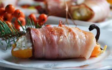 Рулетики из ветчины