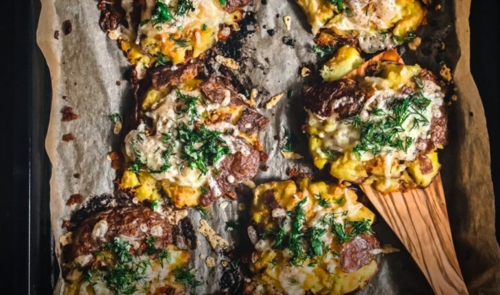 Мятый картофель - идеальный гарнир!