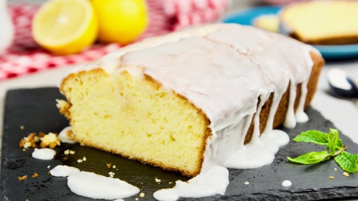 Простой рецепт лимонного кекса в духовке с глазурью
