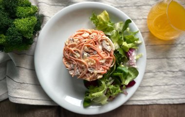 Вкусный салат с сердцем: как приготовить оригинальное блюдо