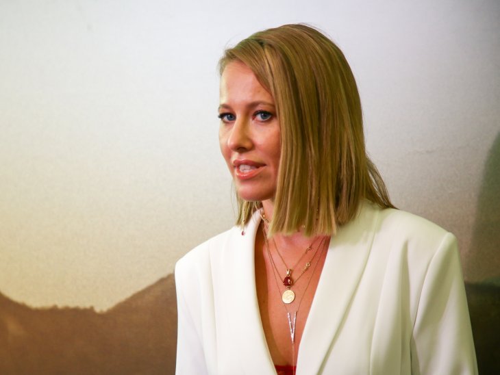 Ксения Собчак на премьере фильма «Союз спасения»