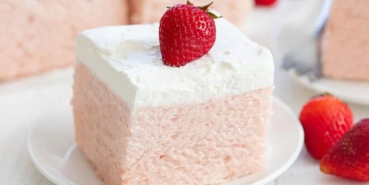 Десерт Клубничное облако без выпечки