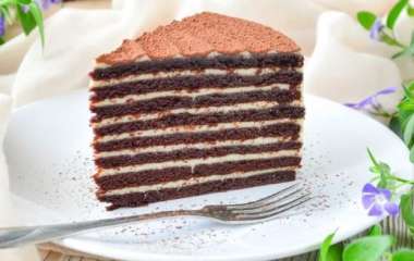 Торт «шоколадный медовик»