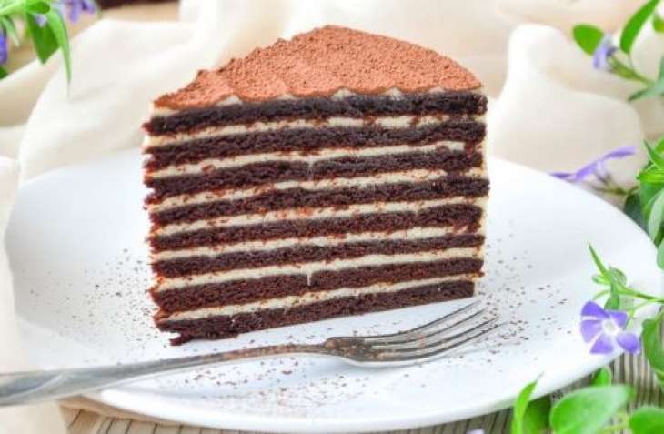 Торт «шоколадный медовик»