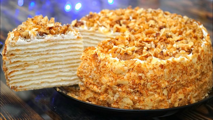 Рецепт нежного торта Наполеон