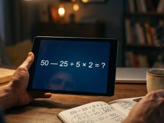 Математична пастка для мозку: чому шкільний приклад 50 — 25 ÷ 5 × 2 зводить людей з розуму