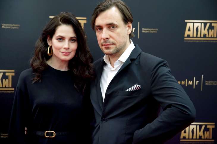 Юлия Снигирь и Евгений Цыганов на премьере фильма 