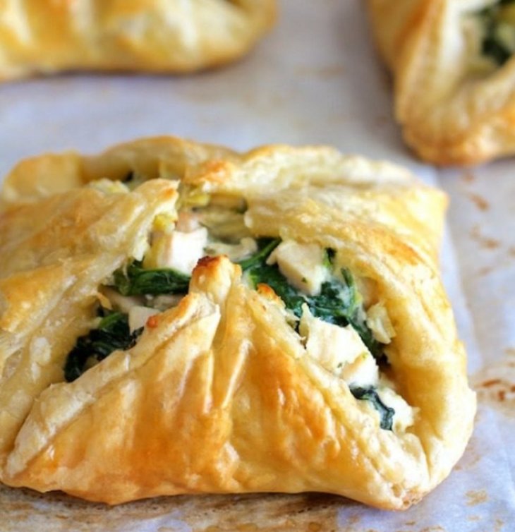 Рецепт слойки с курицей