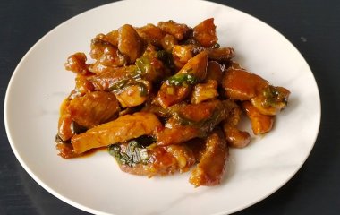 Свинина с зеленым луком по-китайски меньше, чем за час