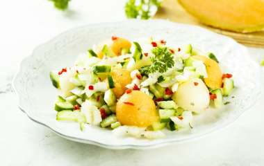 Дыня с беконом