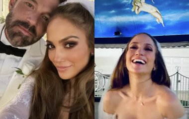 Свадьба Беннифер: Джей Ло показала платье невесты и обручальное кольцо