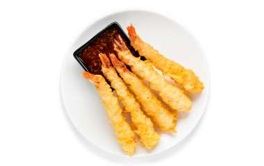 Креветки в кляре