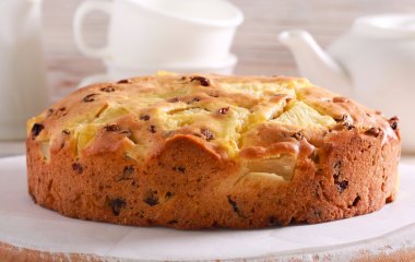 Кекс творожный с сухофруктами