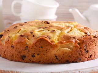 Кекс сирний із сухофруктами