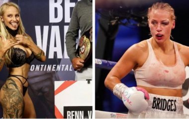 Боксерша с пятым размером груди показала, как выглядит после боя (видео)