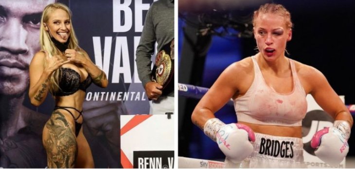 Боксерша с пятым размером груди показала, как выглядит после боя (видео)