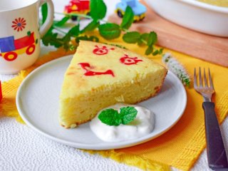 Запеканка творожная на кефире с манкой