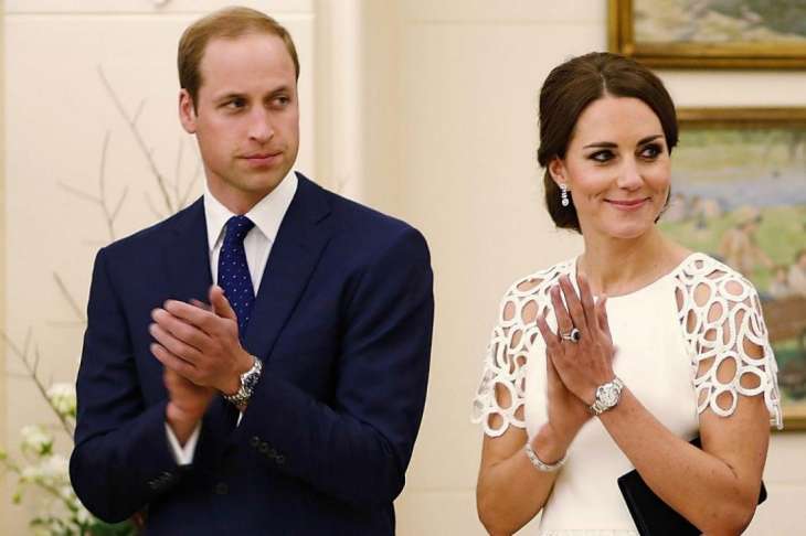 Кейт Миддлтон и принц Уильям посетили прием в Букингемском дворце