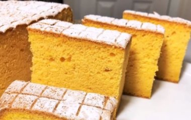 Бисквитный тыквенный пирог