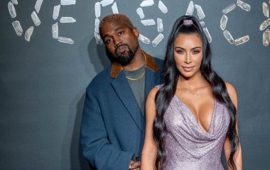 Ким Кардашьян и Канье Уэст на торжественном вечере Night of Stars Gala в Нью-Йорке