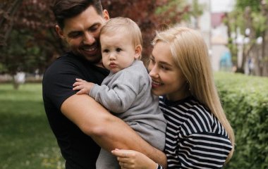 Даша Квиткова и Никита Добрынин показали, как выглядит их годовалый сын