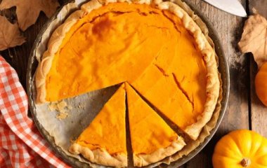 Тыквенный пирог с сыром