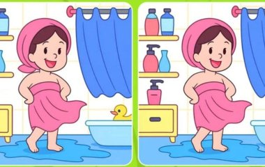 Знайдіть три відмінності у ванній кімнаті: лише дуже уважні впораються за 30 секунд