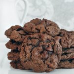 Рецепт шоколадного печенья с кокосовым кремом