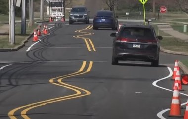 З водіями-порушниками вирішили боротися спеціальною дорожньою розміткою