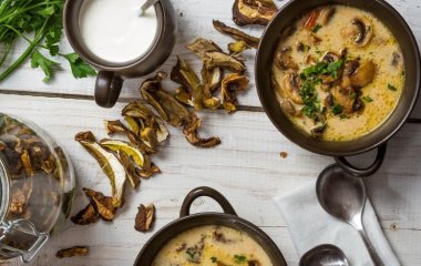 Рецепты приготовления супов из сушеных грибов