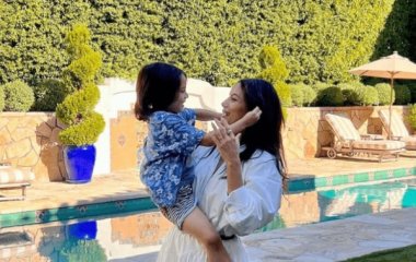 Ева Лонгория показала, как подрос ее сын Сантьяго (фото)