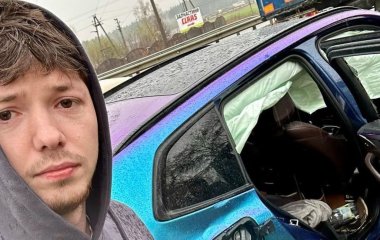 24-летний блогер Дмитрий Варварук попал в жесткую аварию – фото с места происшествия