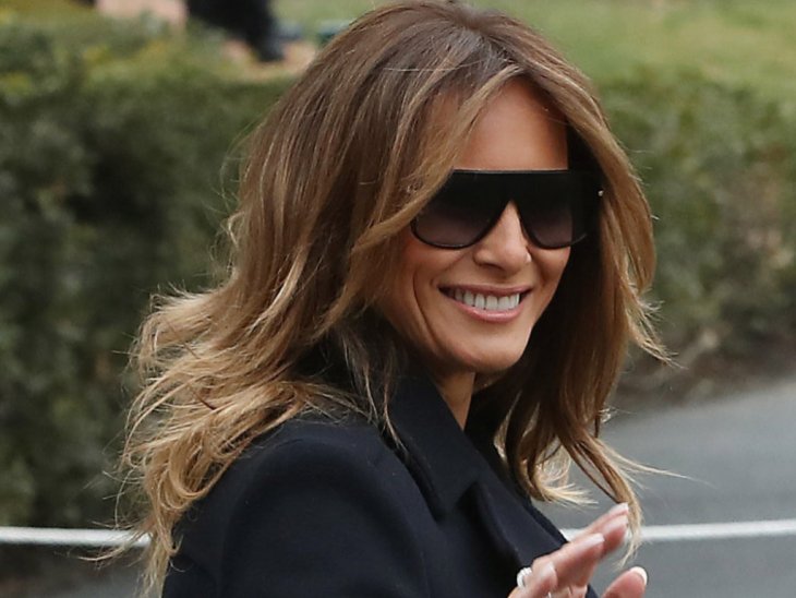 Мелания Трамп продемонстрировала деловой аутфит