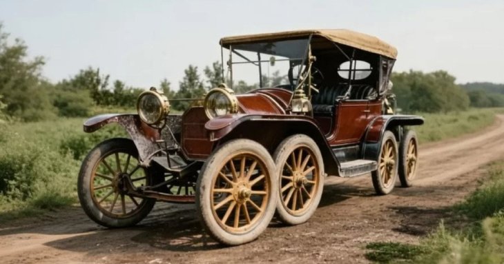 Легендарний Octoauto: автомобіль із 8 колесами (фото)